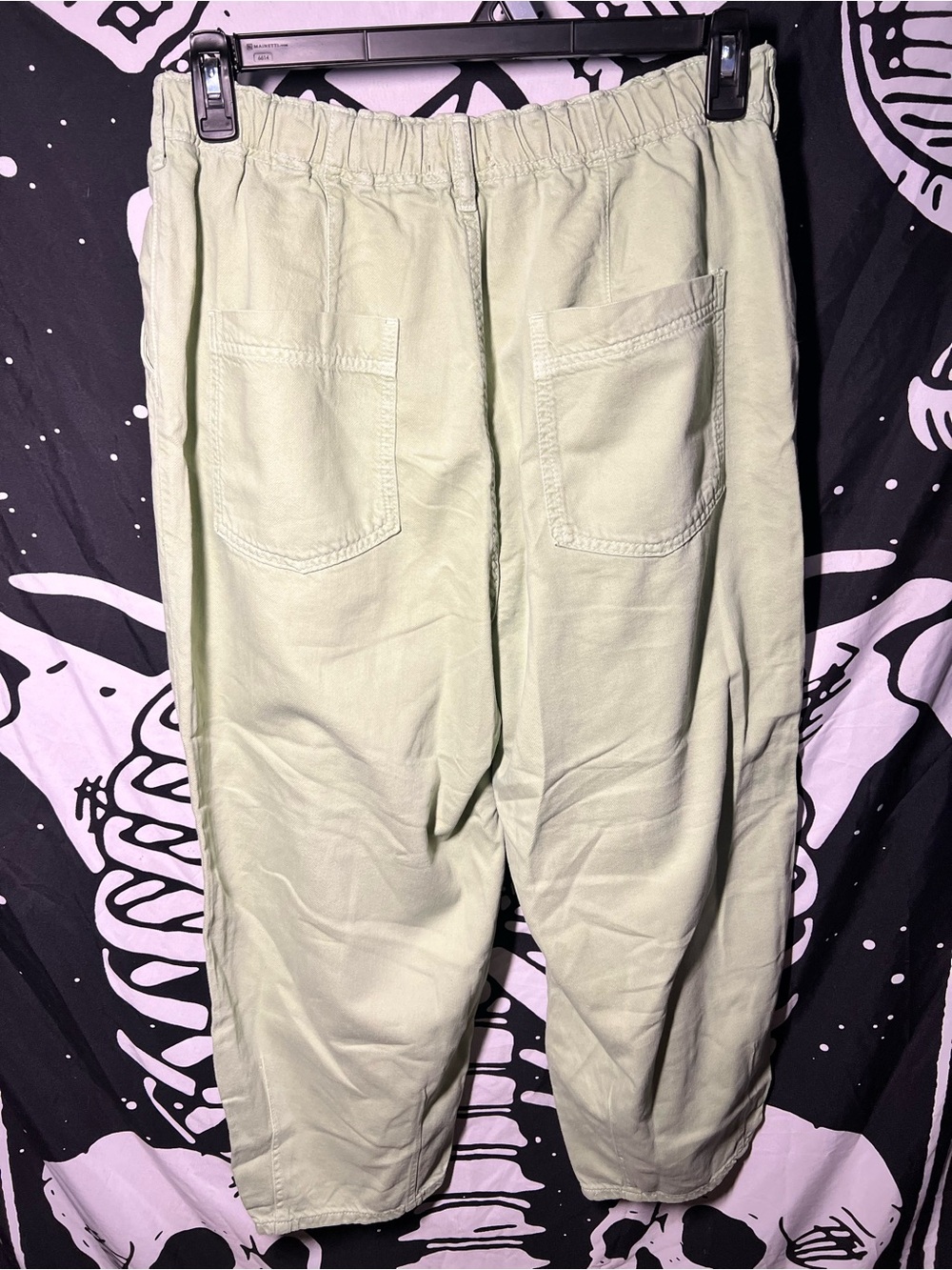 NWOT Pilcro Relaxed High-Rise Wide-Leg Pants in Sage Green - Picture 7 of 8
